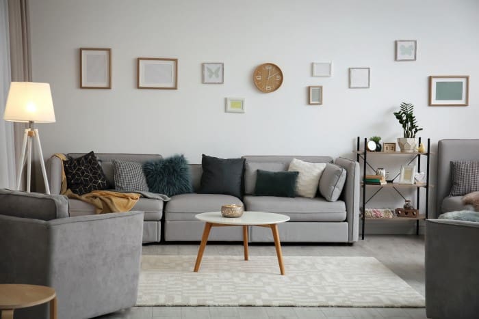 an example of a living room inside of a senior living apartment