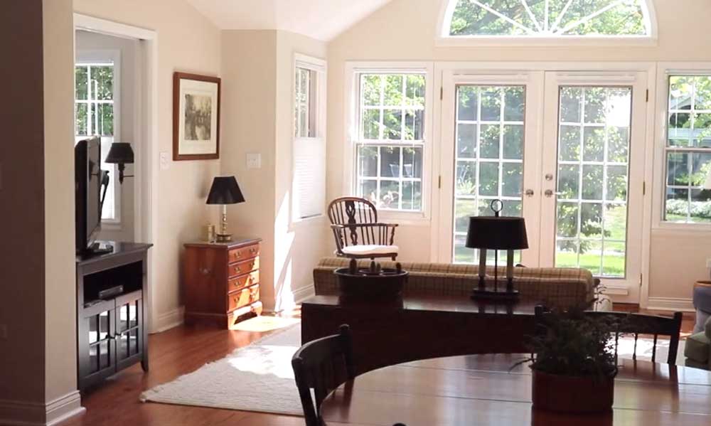 the front entry way of a two bedroom independent living cottage