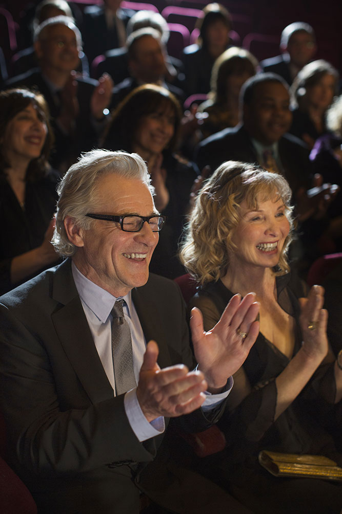Seniors attending a concert