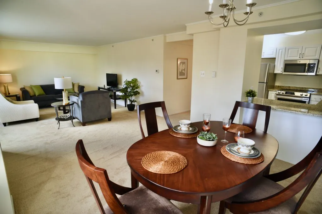 interior of apartment at Ten Twenty Grove