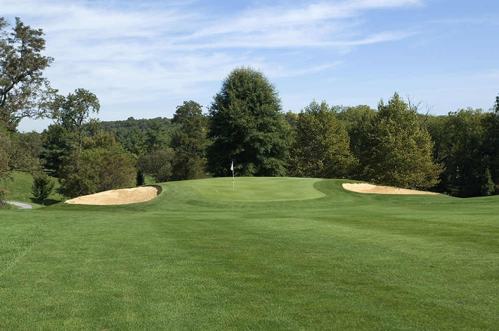 Golf-fairway-aand-green Golf fairway with view of the green