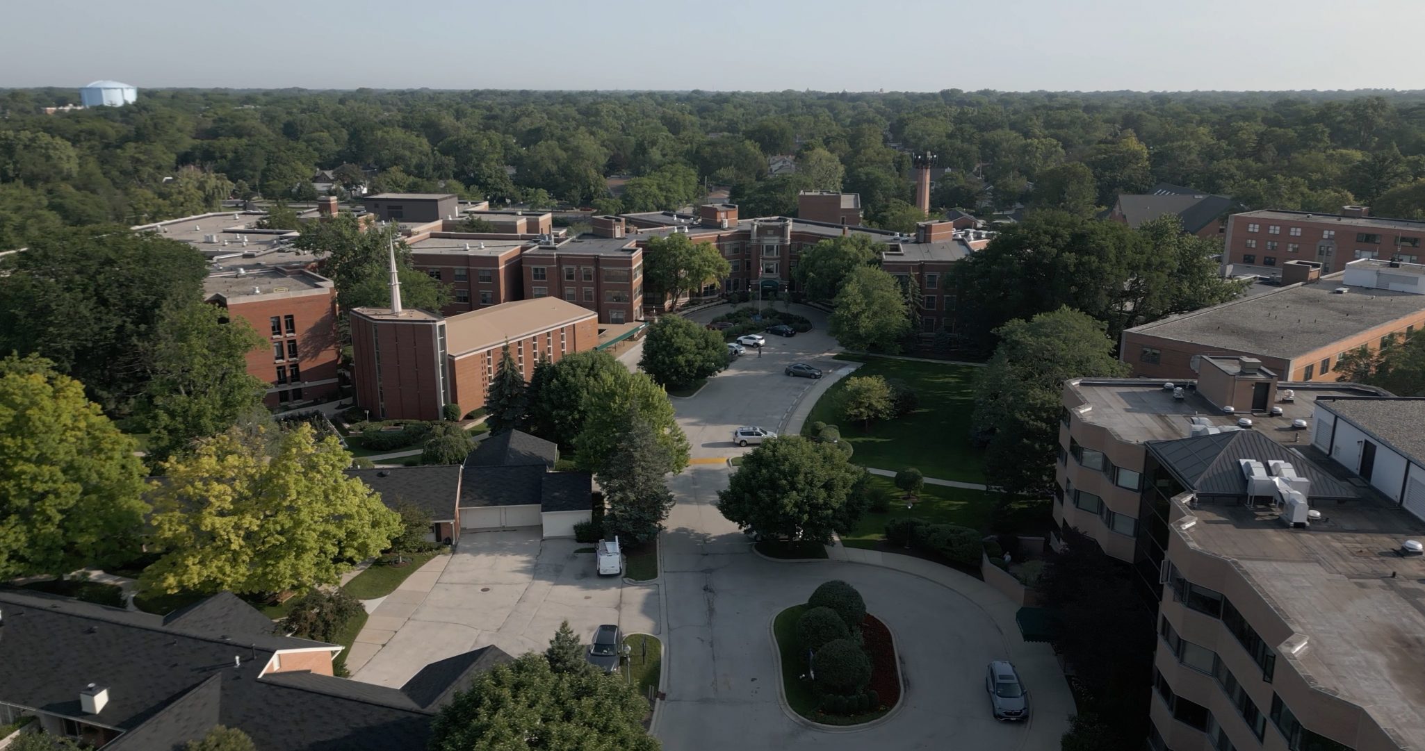 Aerial view of Westminster Place