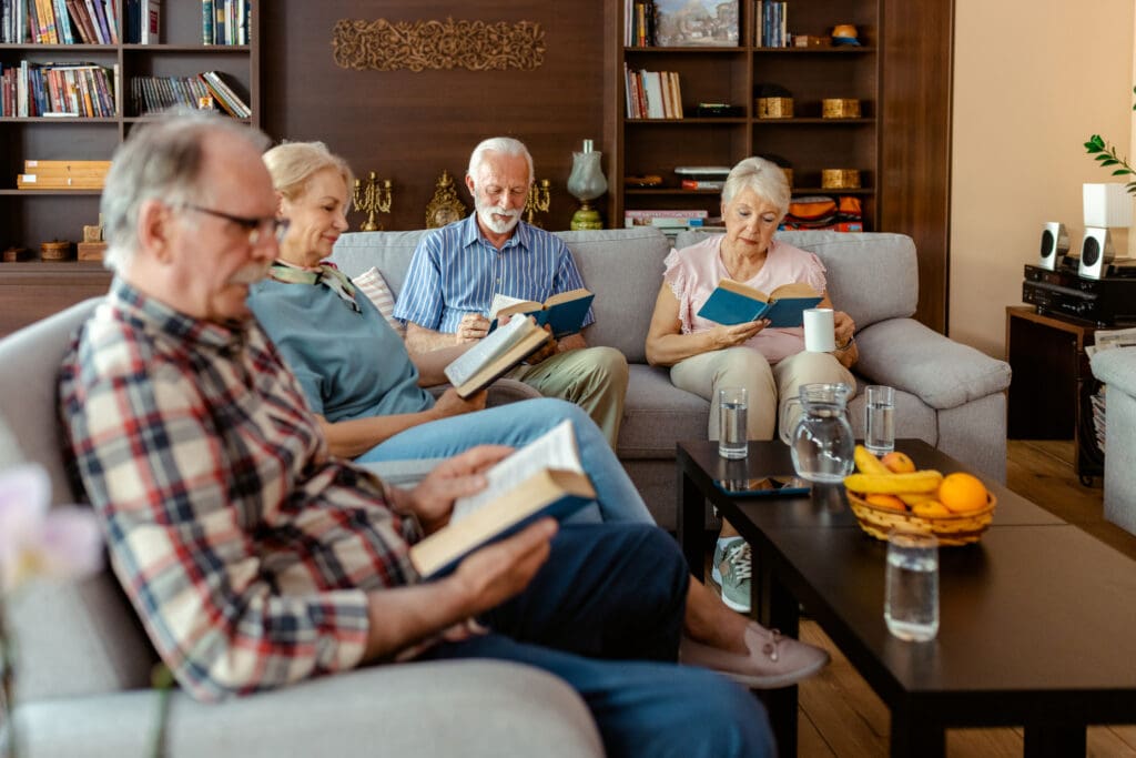 Senior book club